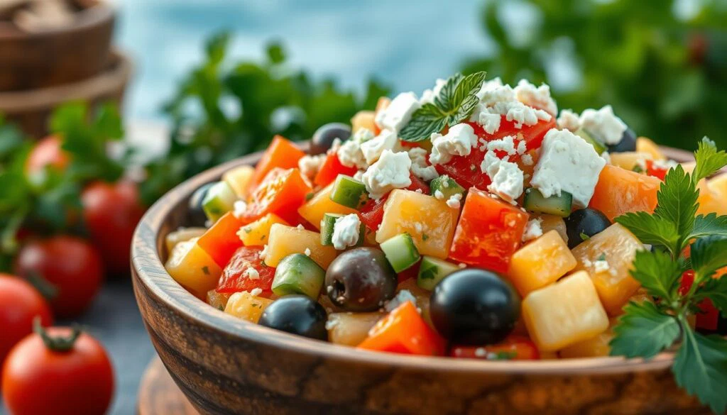 Vegetarischer Kritharaki-Nudelsalat Vegetarischer Kritharaki-Nudelsalat