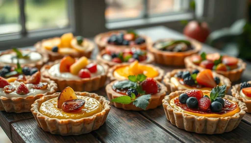Verschiedene Tartes