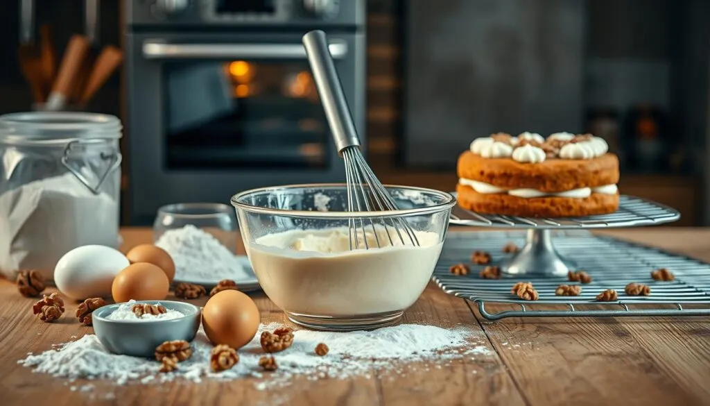 Walnusskuchen backen