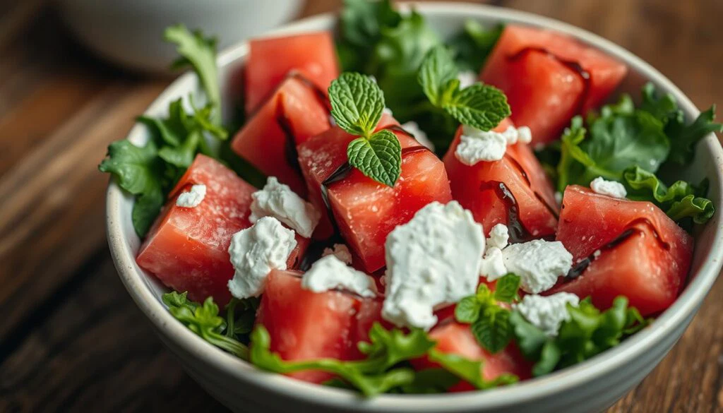 Wassermelone Feta Salat