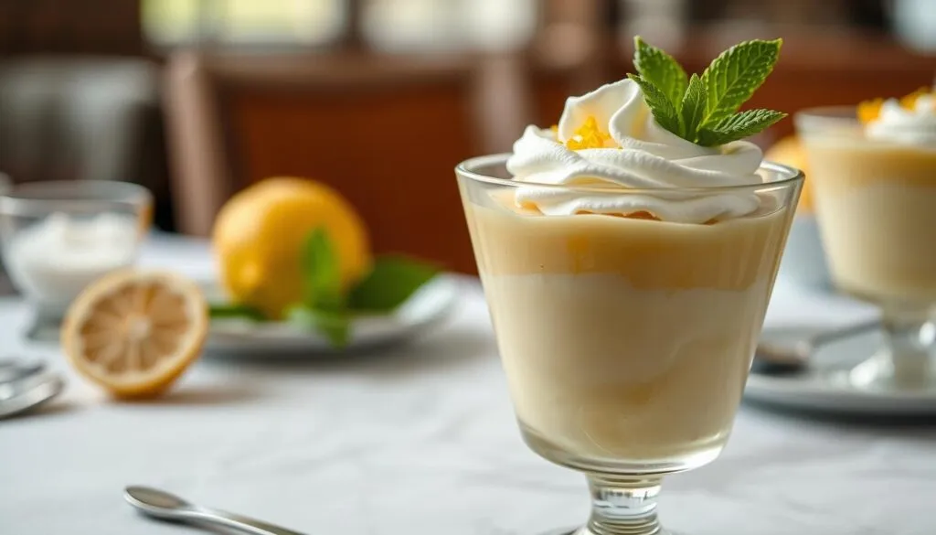 Zitronencreme Dessert