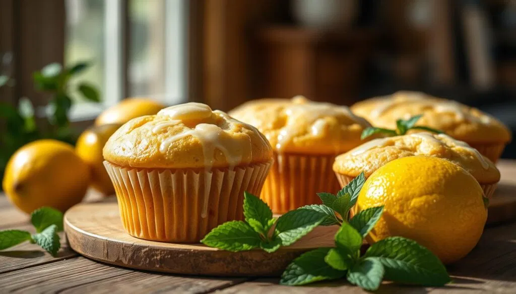 Zitronenmuffins saftig