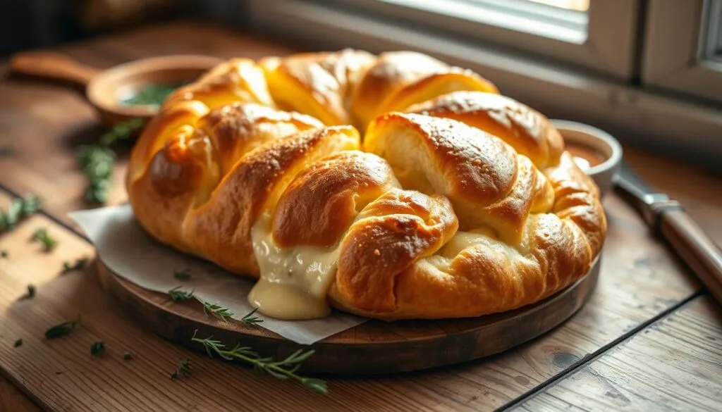 Zupfbrot mit Käse