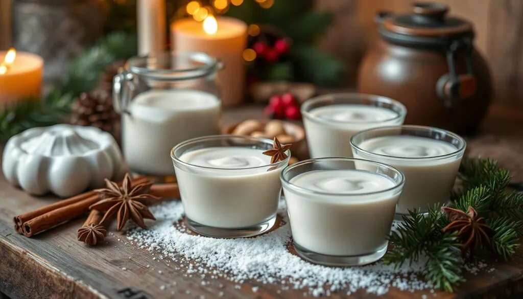 Zutaten für Weihnachts Panna Cotta
