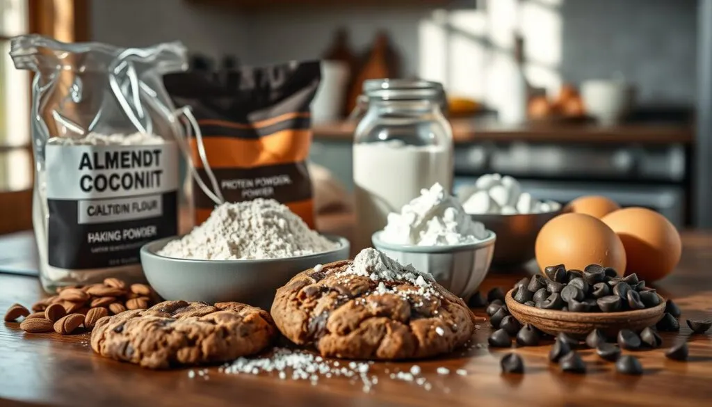 Zutaten für proteinreiche Kekse