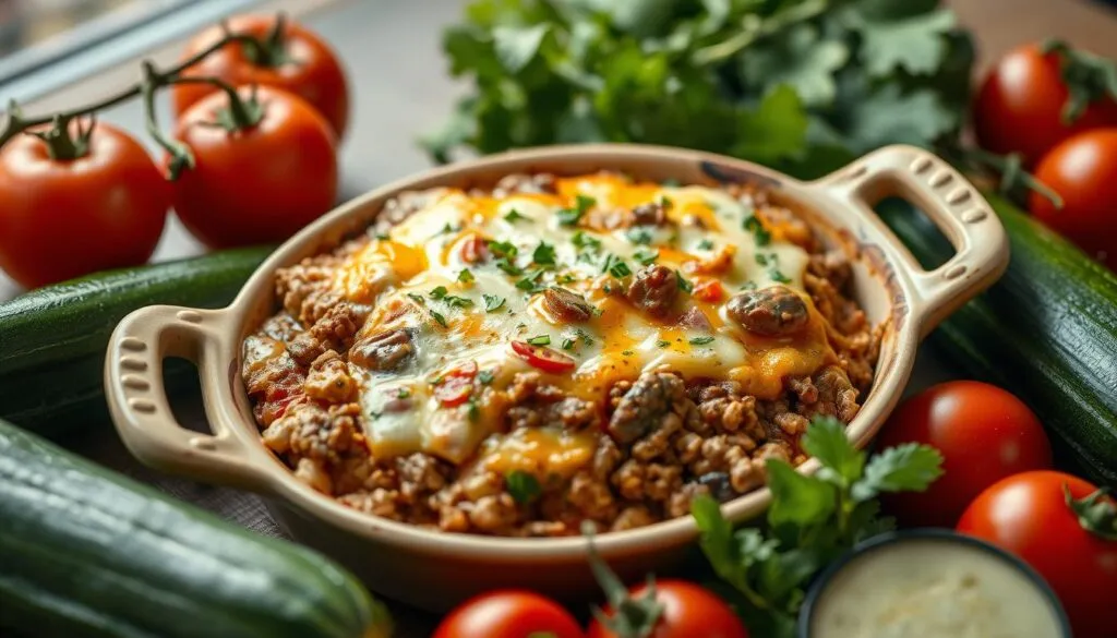 gesundes Zucchini-Gericht gesundes Zucchini-Gericht