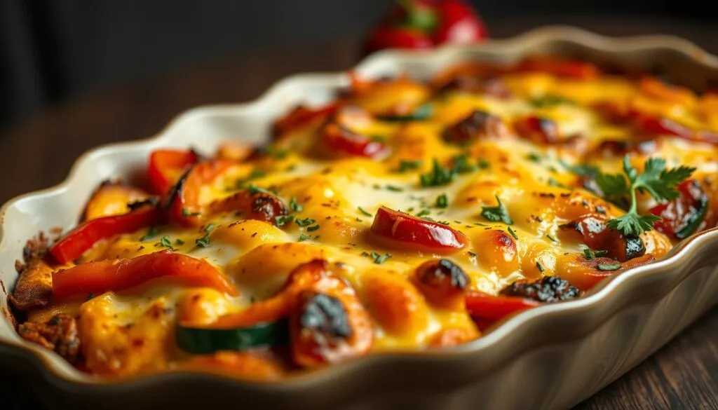 vegetarischer Zucchini-Auflauf vegetarischer Zucchini-Auflauf