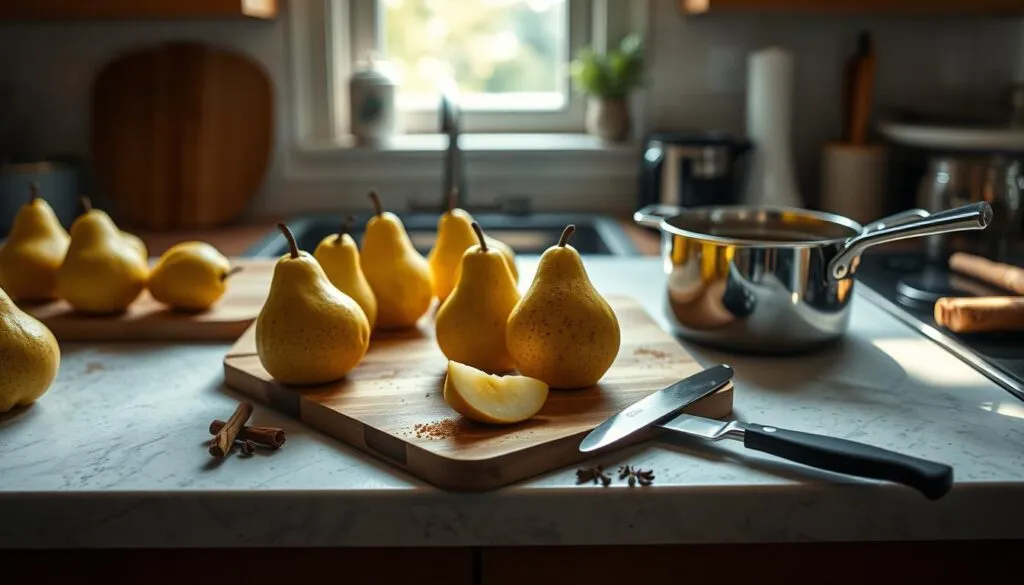 Birnenkompott Zubereitung