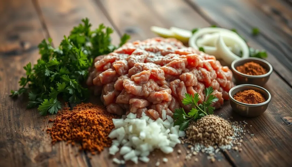 Haschee Zutaten Hackfleisch