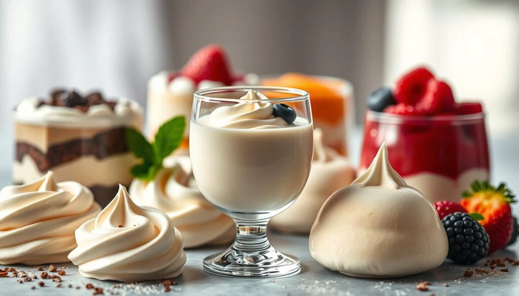 Internationale Dessertcremes