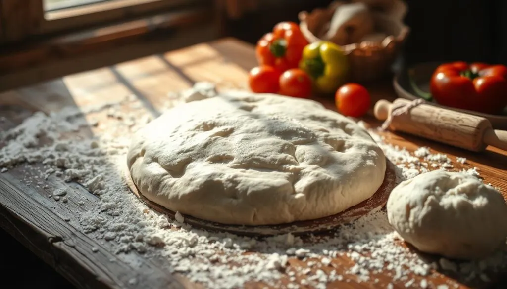 Luftiger Pizzateig Herstellung