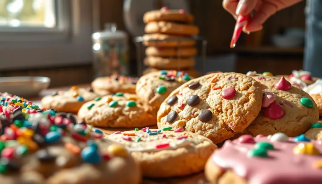 Riesen Cookies dekorieren