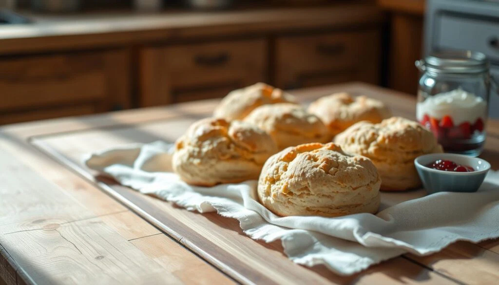 Frische Scones Lagerung