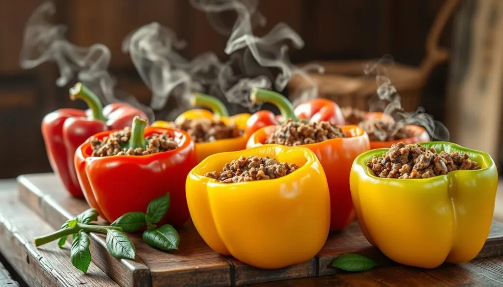 Gefüllte Paprika mit Hackfleisch klassisch