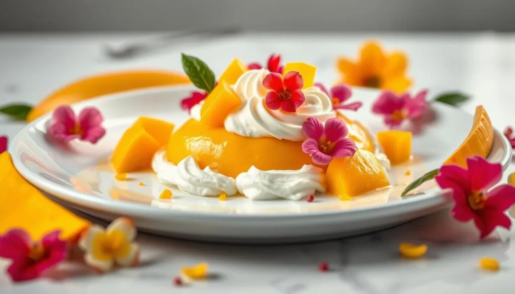 Mango Dessert Dekoration