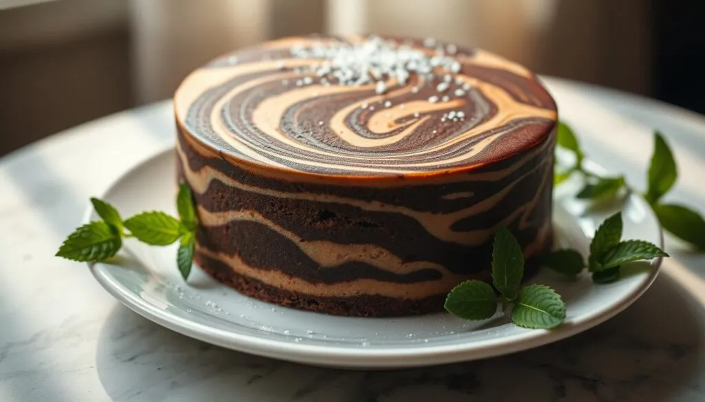 Marmorkuchen mit Schokolade