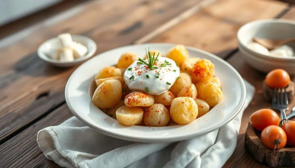 Pellkartoffeln mit Quark