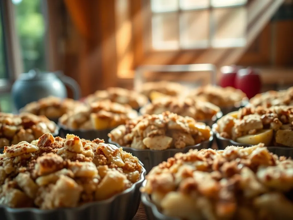 Apfel Crumble Variationen