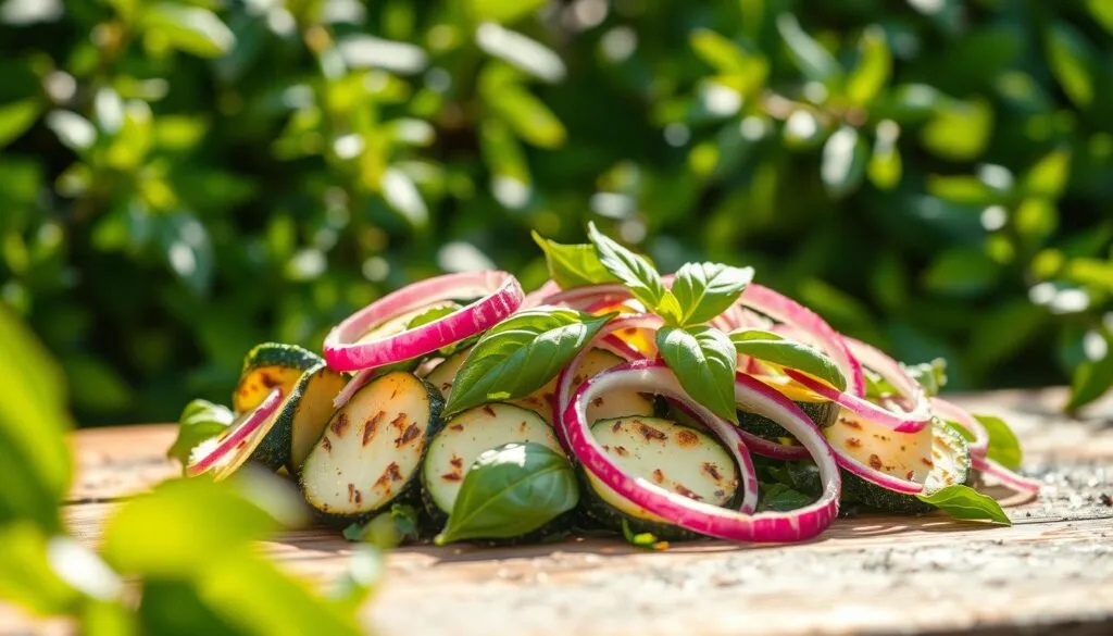 Gesunder Zucchini Salat