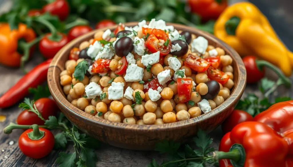 Kichererbsensalat Serviervorschläge