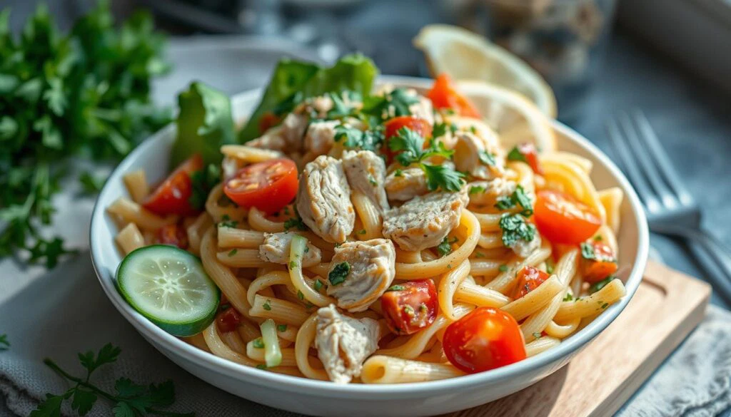 Meal Prep Kritharaki mit Hähnchen