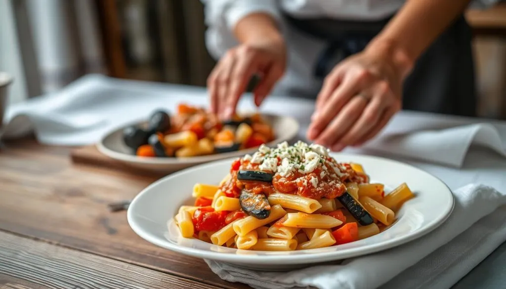 Pasta alla Norma Zubereitung