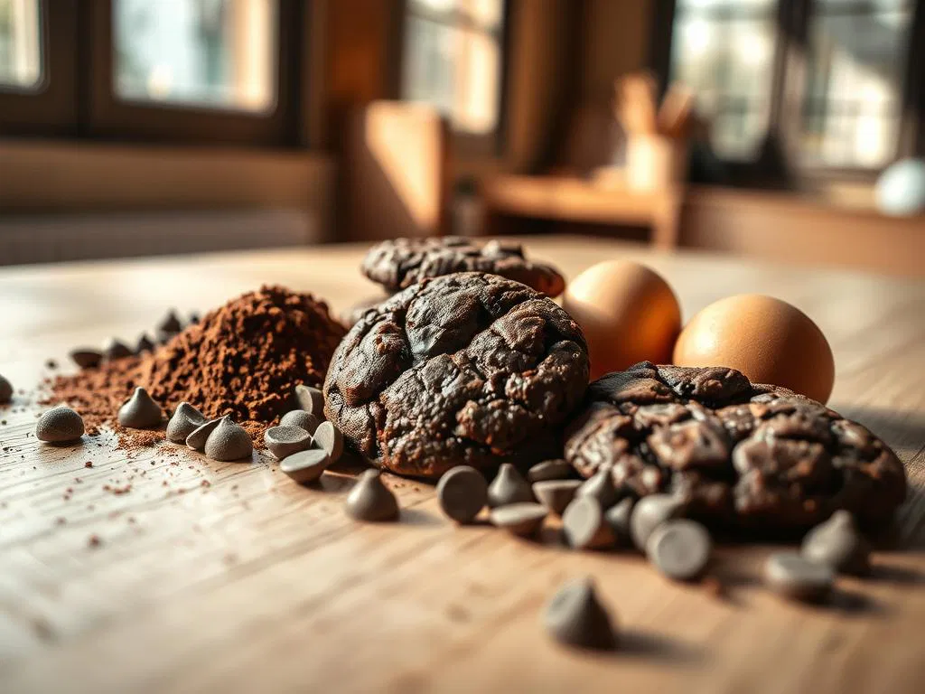 Nachhaltige Triple Chocolate Cookies Zubereitung