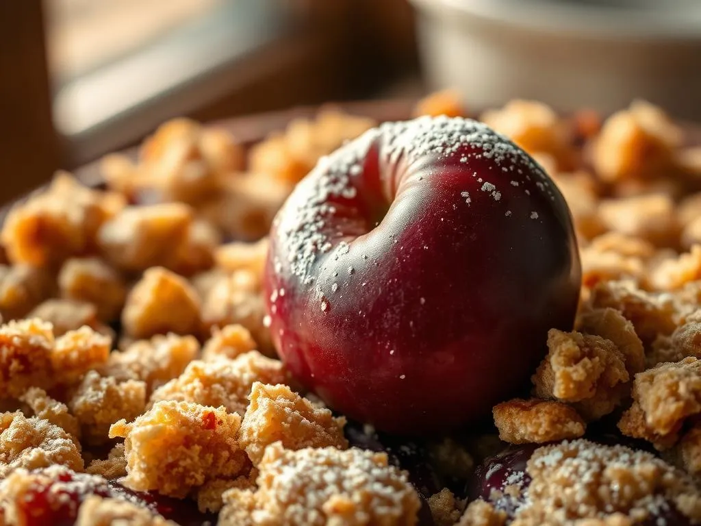 Zwetschgen Crumble schnell