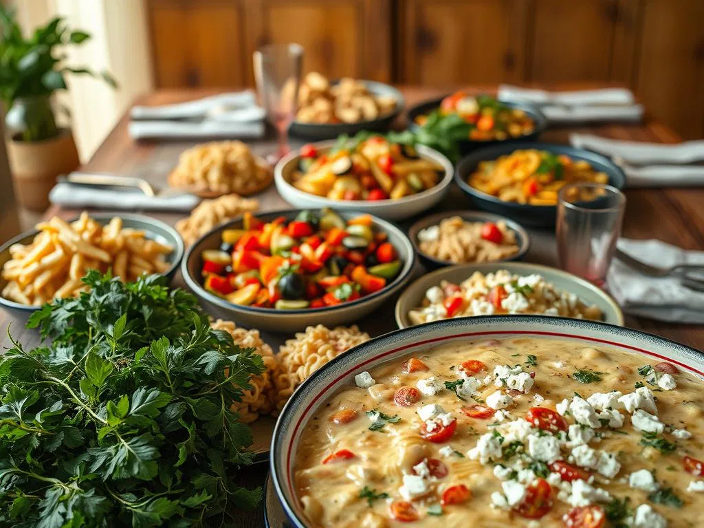 Feta Pasta für Familienfeste