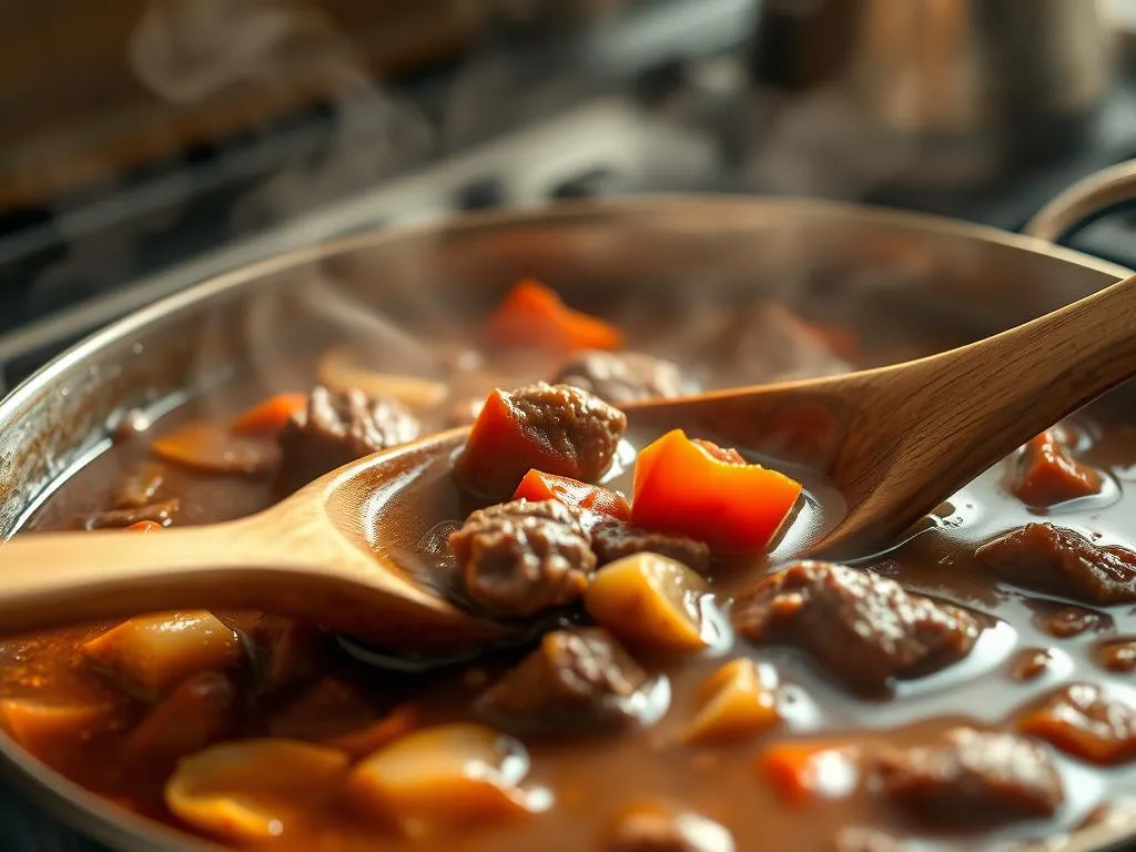 Rindergulasch mit Paprika
