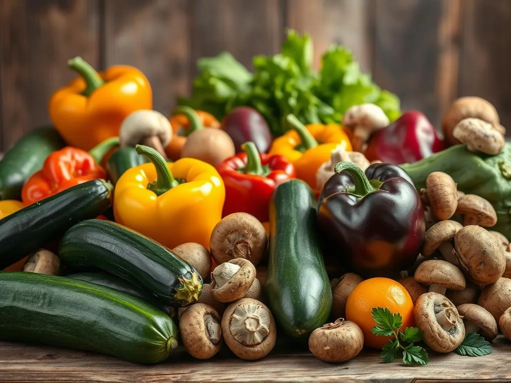 Bunte Gemüsevielfalt für Ofengerichte Bunte Gemüsevielfalt für Ofengerichte