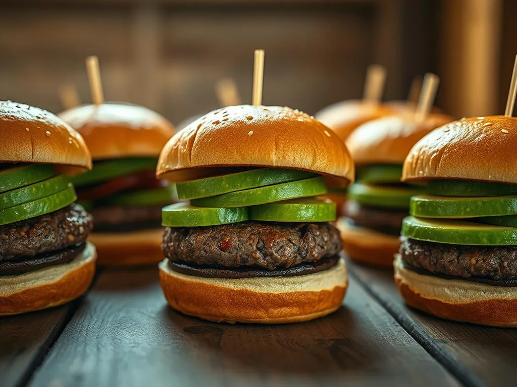 Burger mit Avocado