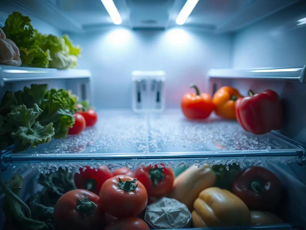 Kälteste Zone im Kühlschrank