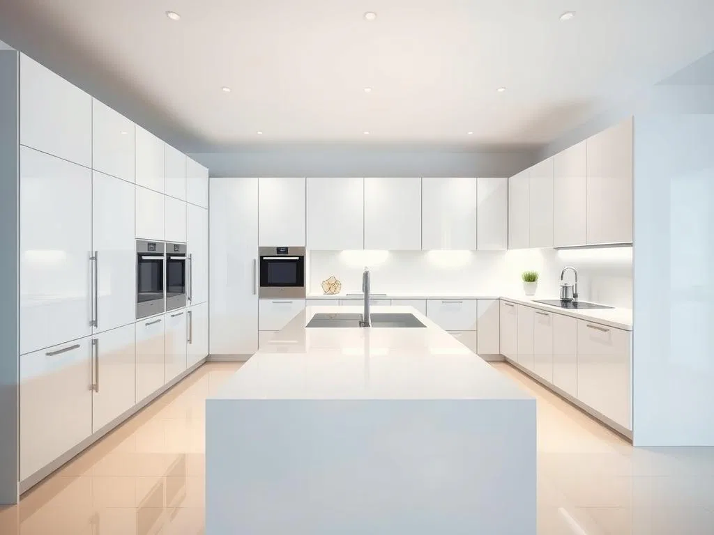 Moderne Küchendesign Reinigungstipps