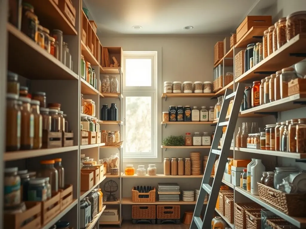 Ordnungssystem Speisekammer einrichten