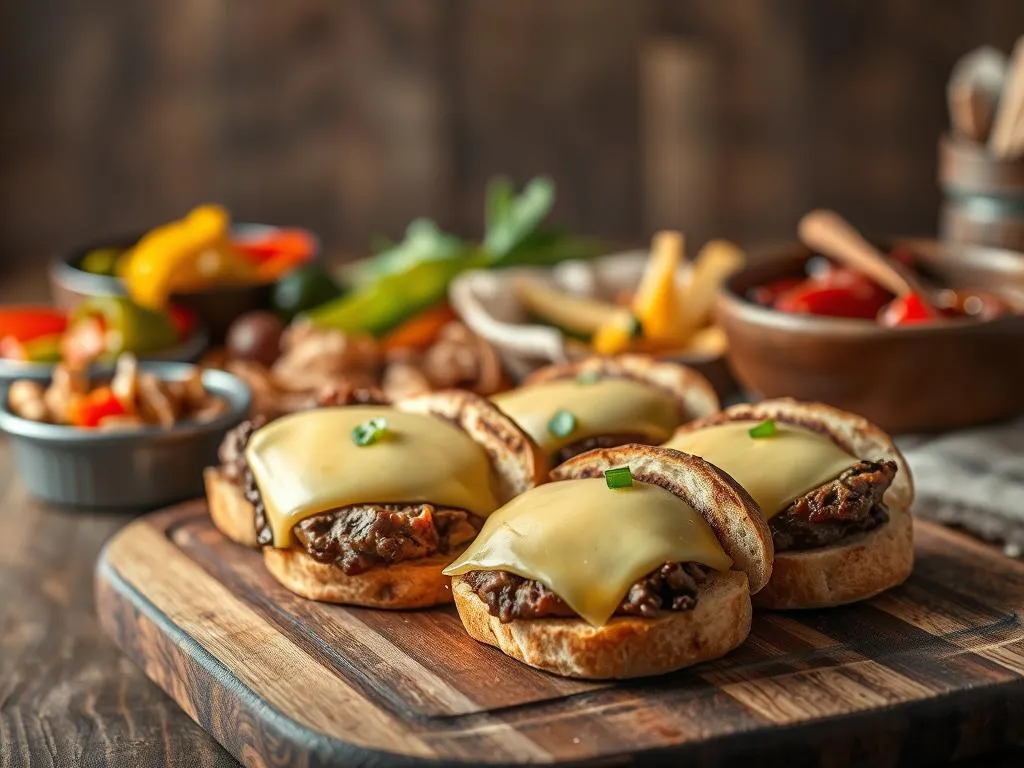 Philly Cheese Steak Beilagen