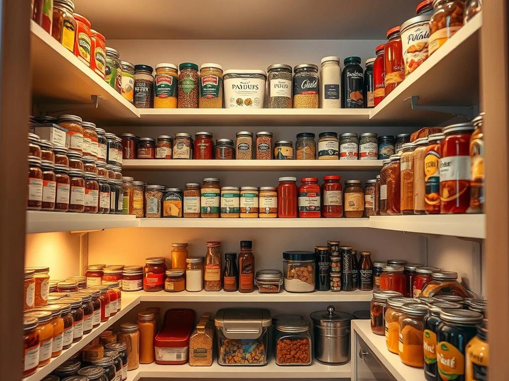 Speisekammer Zugang Vorräte