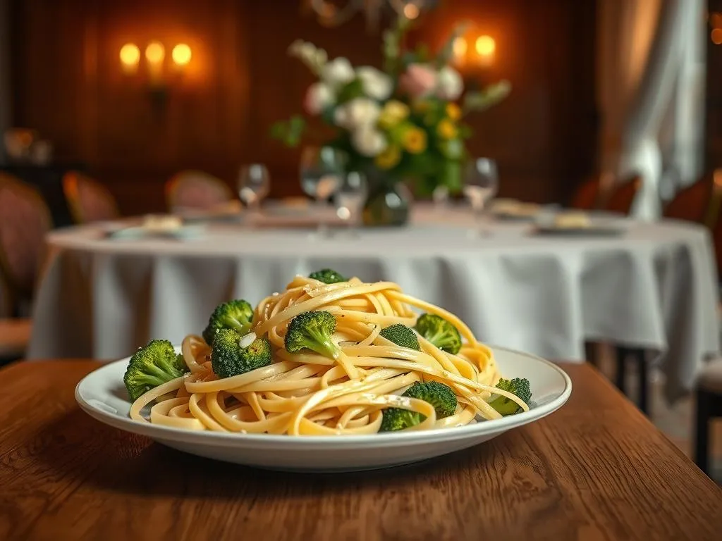 Tagliatelle mit Brokkoli für besondere Anlässe