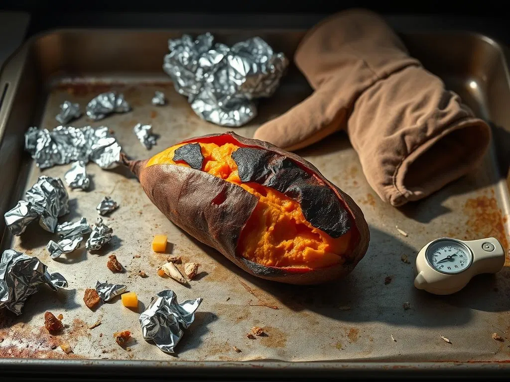 Gebackene Süßkartoffel Zubereitungsfehler