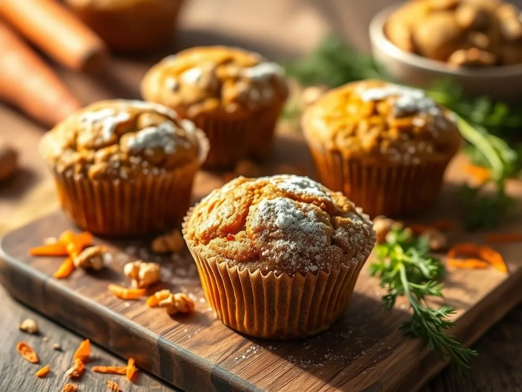 Vegane Karotten Muffins
