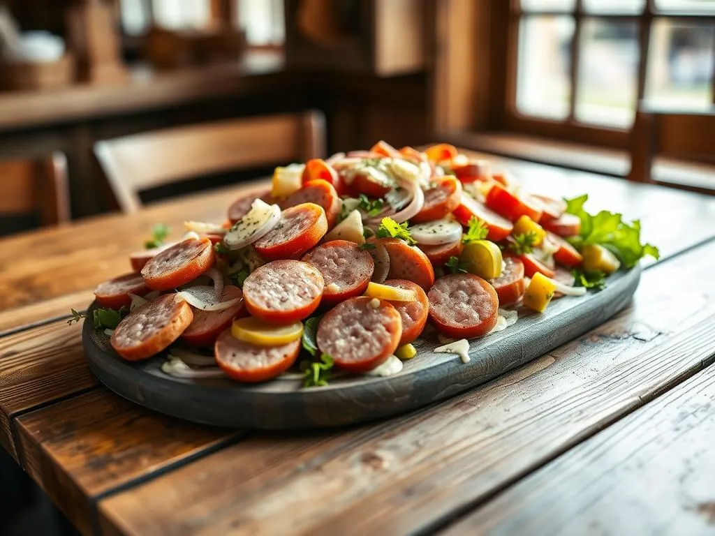 Bayerischer Wurstsalat Originalrezept