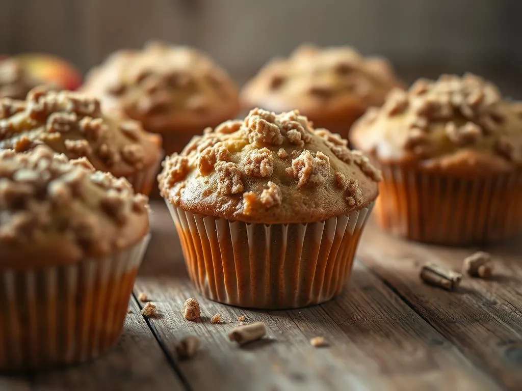 Saftige Bratapfel Muffins Rezept Saftige Bratapfel Muffins Rezept