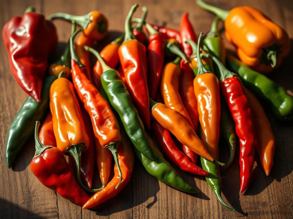 Thai Curry Chili Auswahl