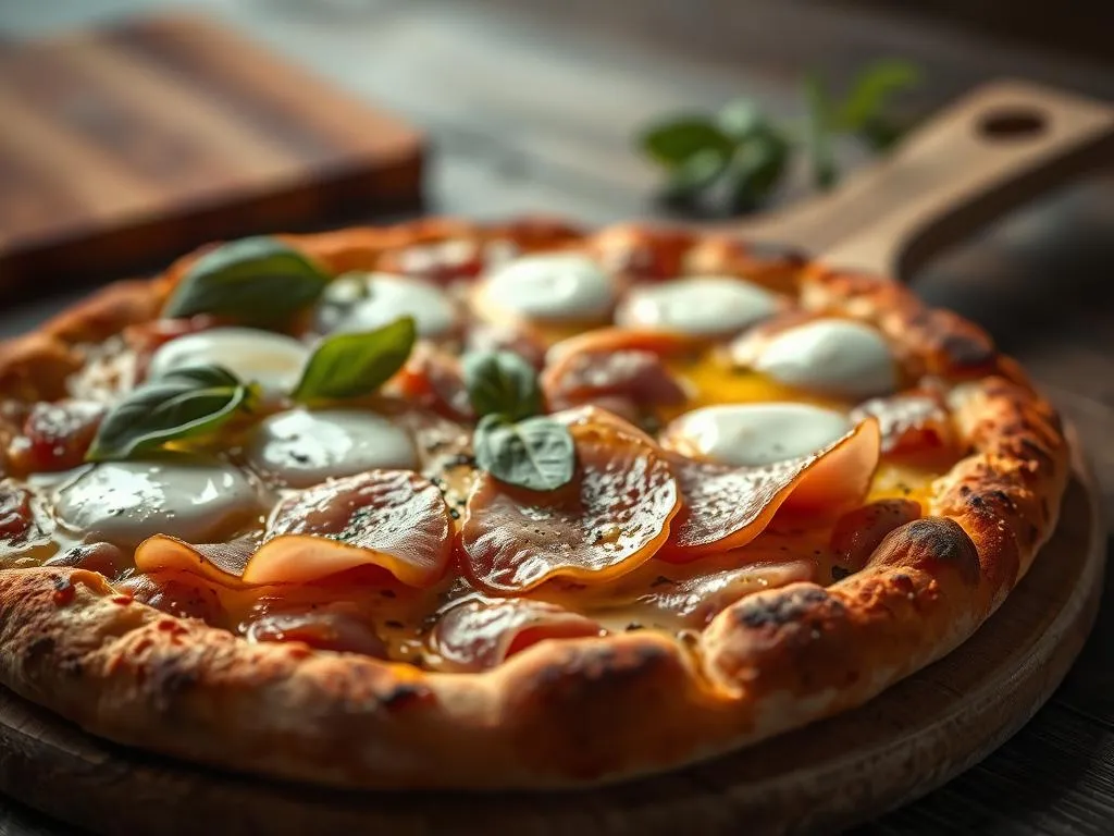 Thunfisch Pizza mit Mozzarella