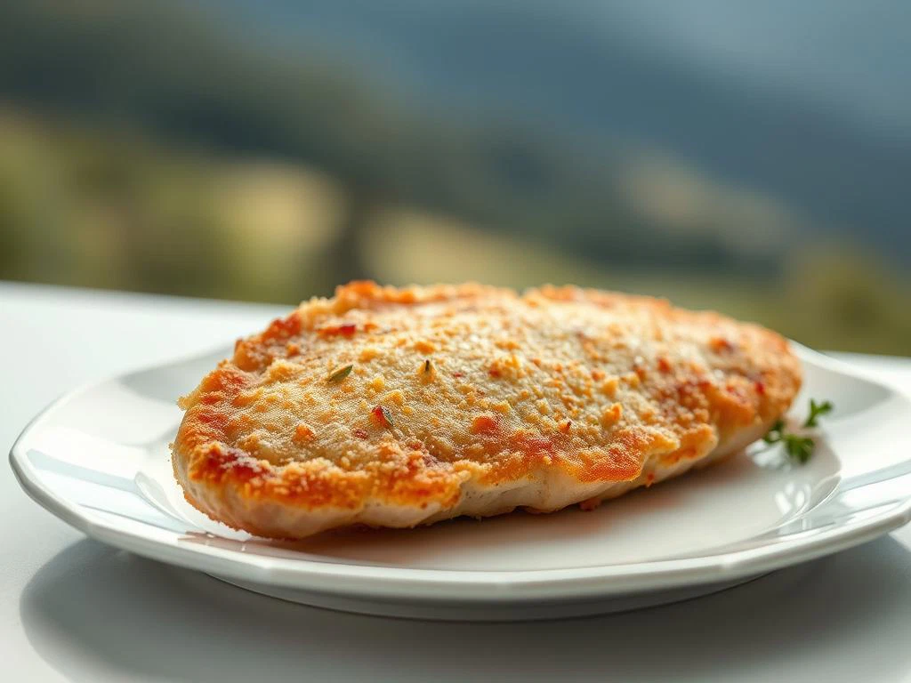 Nachhaltiges Kalbsschnitzel panieren