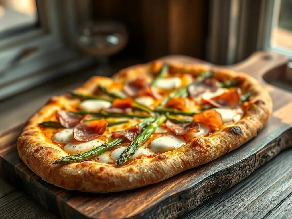 Spargelpizza Rezept