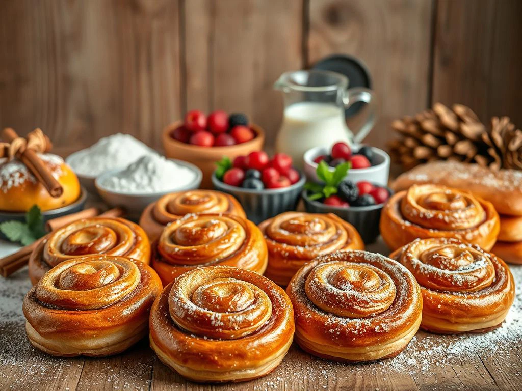 Zimtschnecken Serviervorschläge