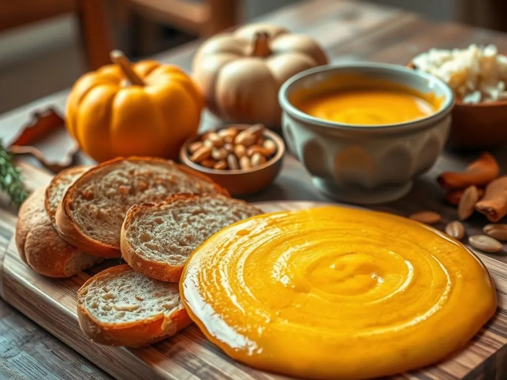Beilage Kürbissuppe