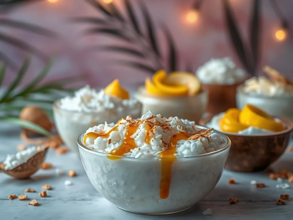 Kreative Milchreis mit Kokosmilch Variationen Kreative Milchreis mit Kokosmilch Variationen