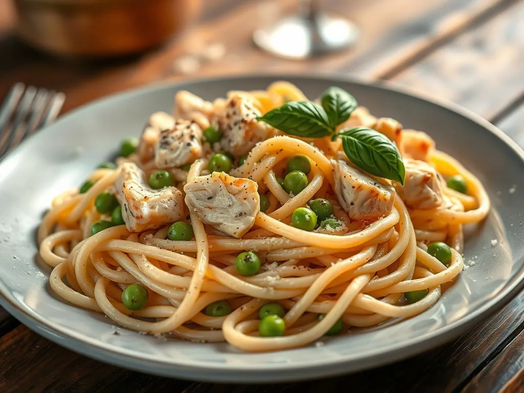 Spaghetti alla panna